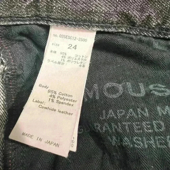 MOUSSY Prichard Black Skinny Ankle Jeans, SIZE 24 - Picture 10 of 10